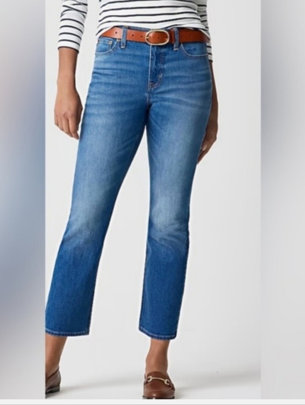 J. Crew Mid Rise Crop Flare Women’s Jeans - Blue